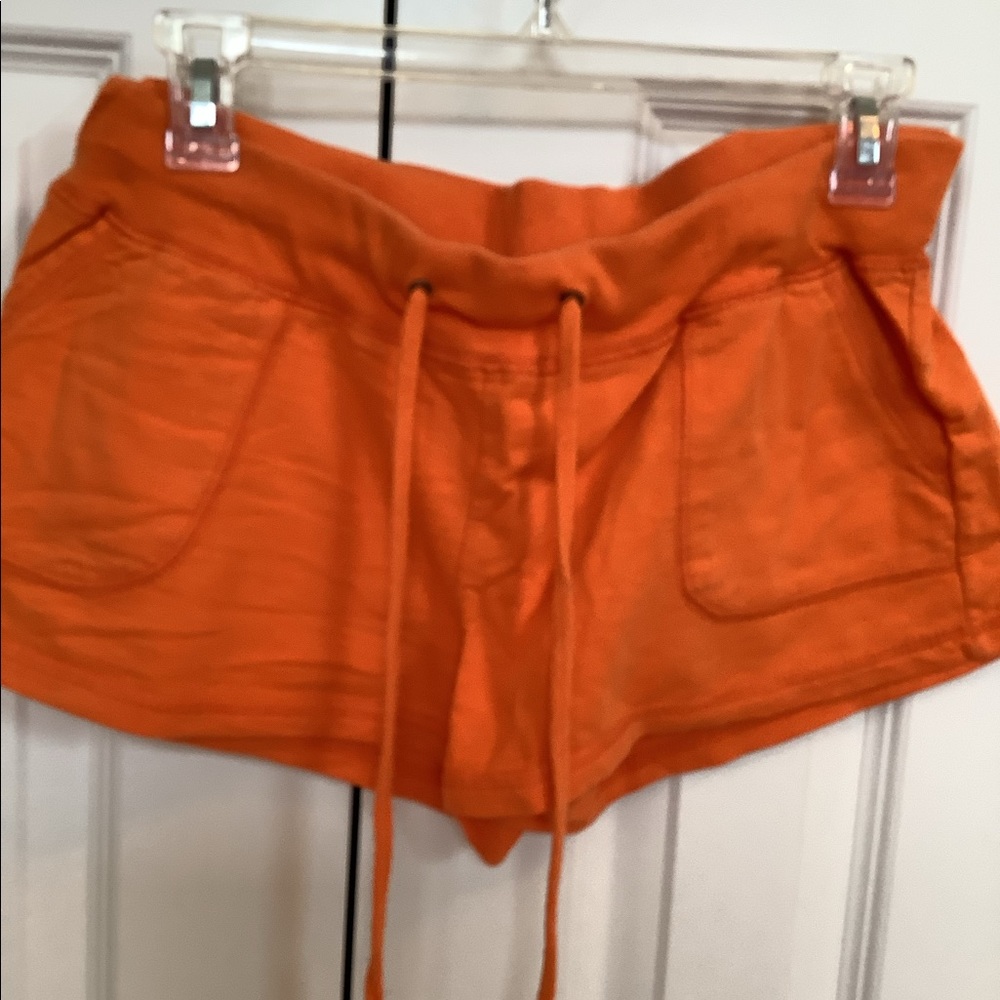 Orange Cotton Beach or Lounge Shorts